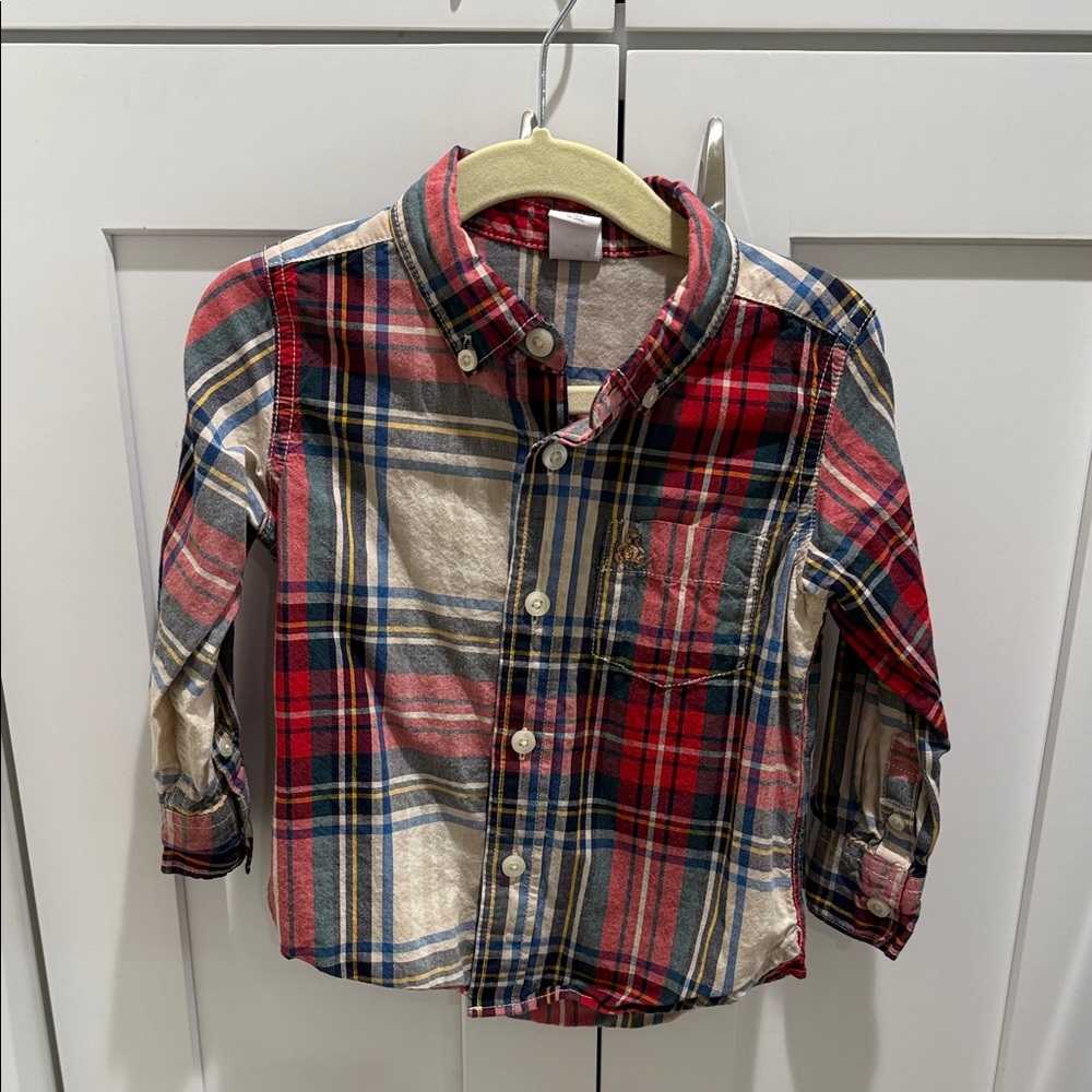 GAP Plaid Kids Shirt - 2T